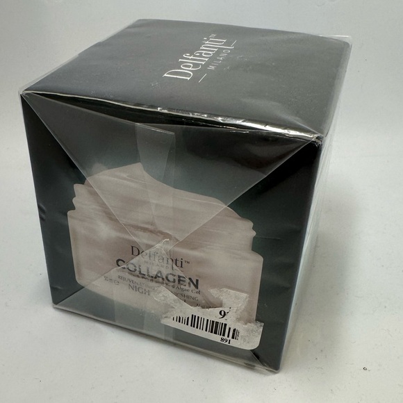 Delfanti Collagen with Black Pearl & Red Algae Gel Made in Italy Night Cream - Picture 2 of 6